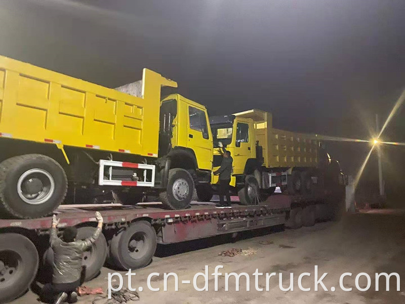 6X4 refurbished dump trucks (4)_
